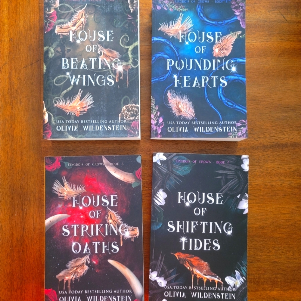 Kingdom Of Crows Books 1-4 OOP INDIE COVERS
